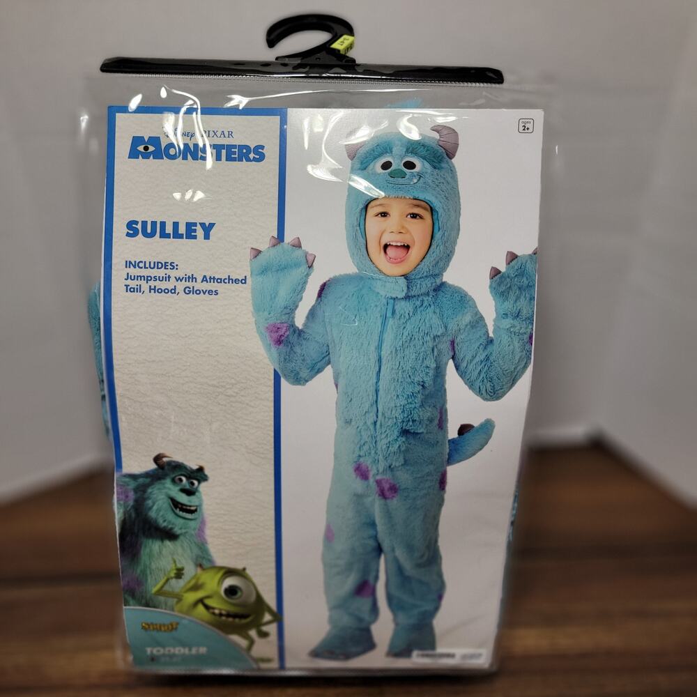 Disney X Spirit Halloween Monsters Sulley Toddler Halloween Costume - Size 3T/4T